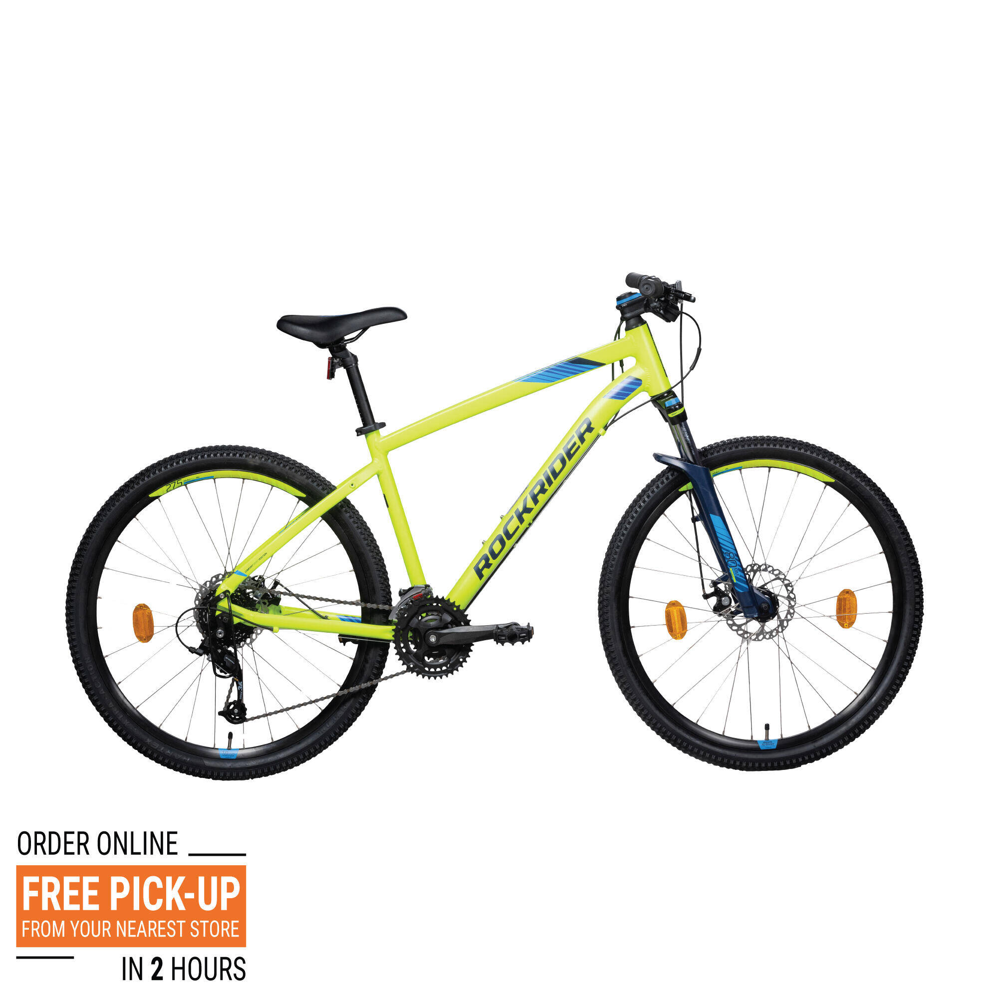 Mountain Bike Rockrider ST520 - Yellow -  1