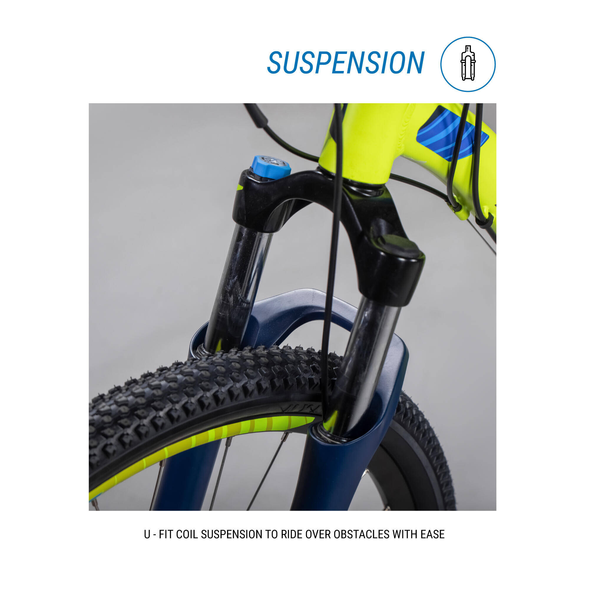 Mountain Bike Rockrider ST520 - Yellow -  4