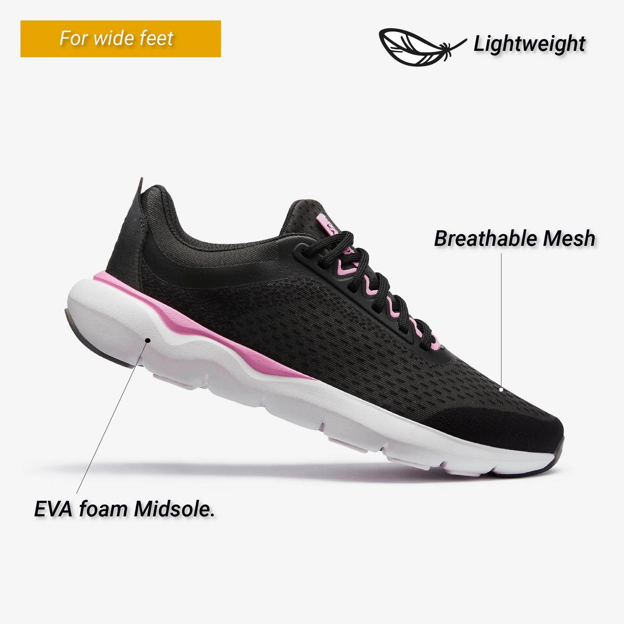 Women Running Shoes JogFlow Dark Grey and