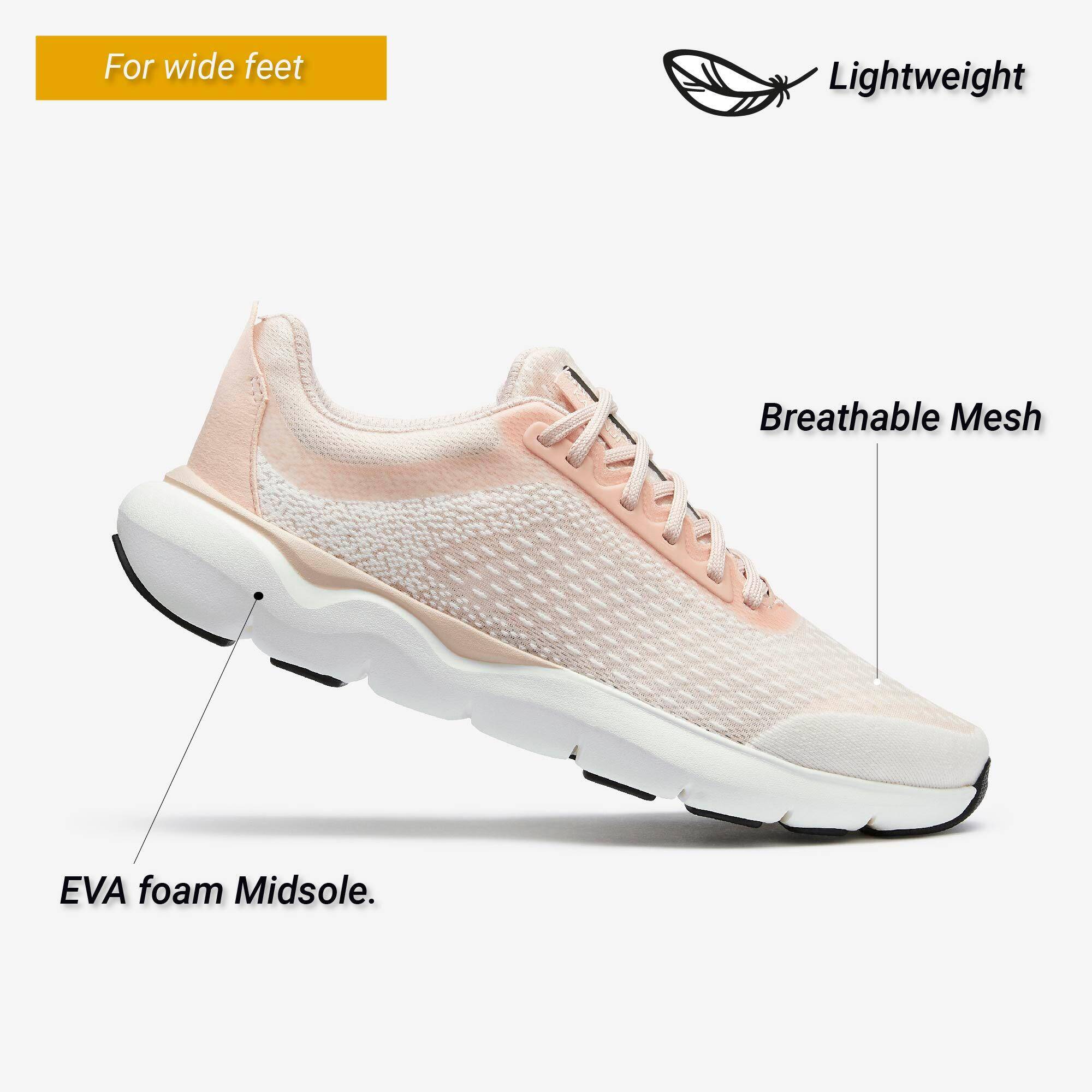 JOGFLOW500 Cushion Comfort Breathable Women Running Shoes Quartz Pink -  3