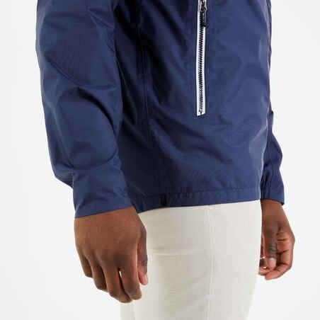 Chubasquero impermeable lluvia vela Hombre Sailing 100 azul marino