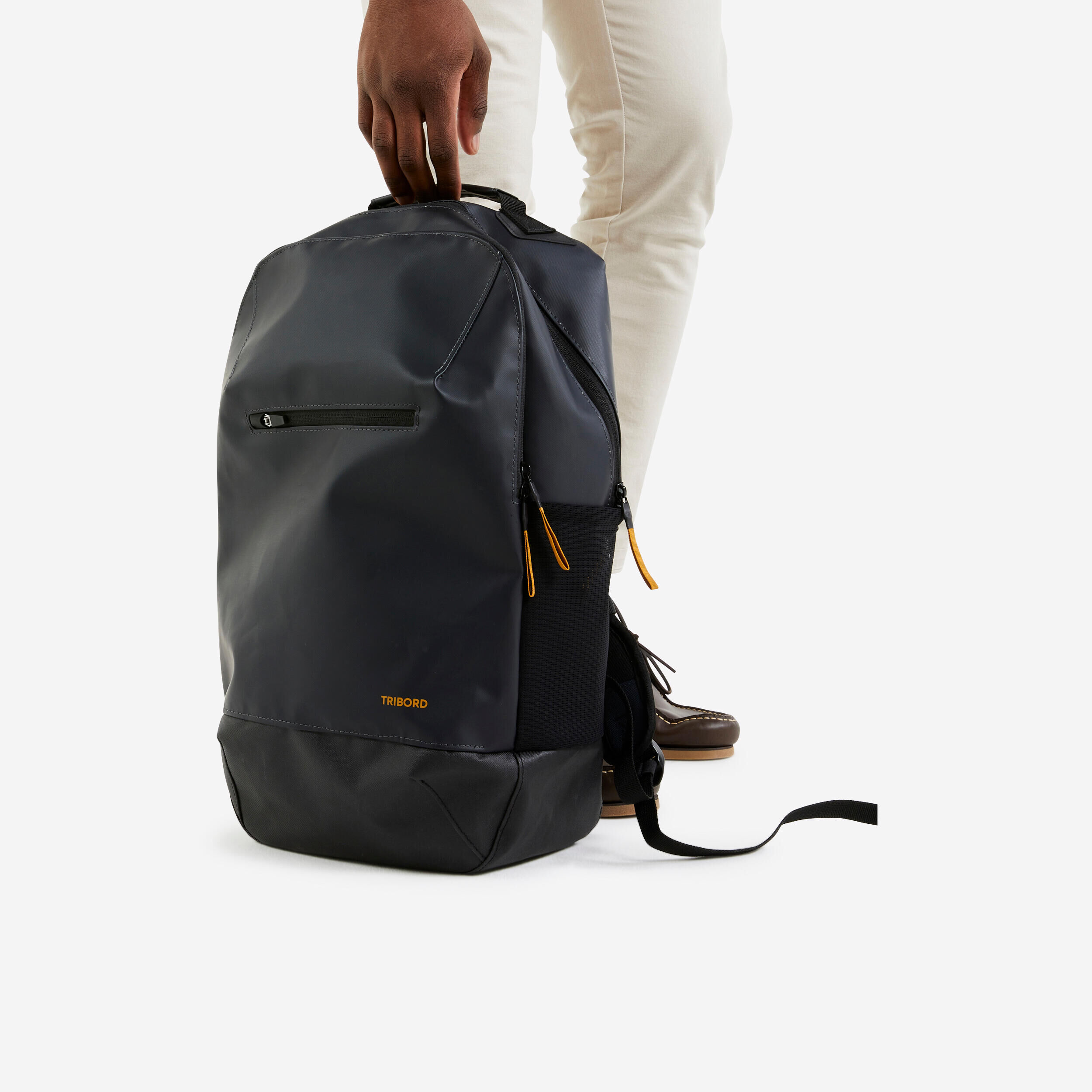 TRIBORD Water-repellent backpack - 25L - Black