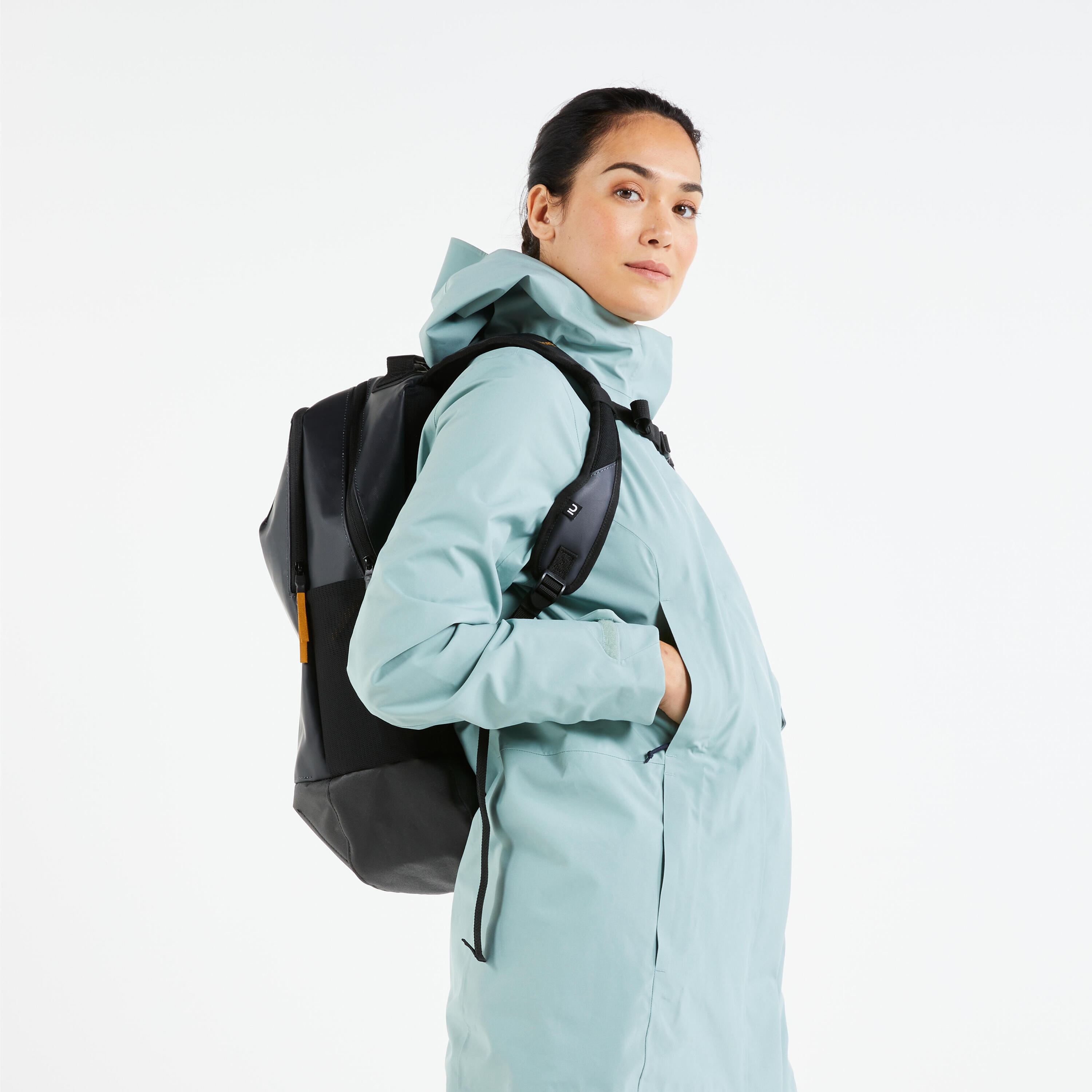 Mochila impermeable perlante náutica 25 litros  negro 5/6