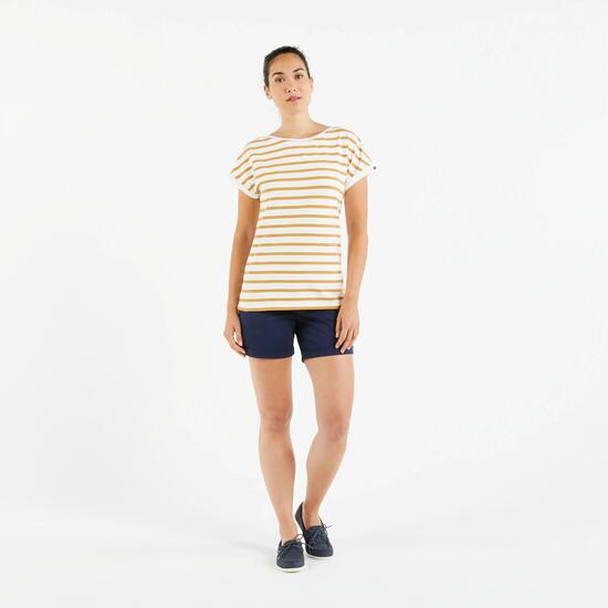 Maglia vela donna SAILING 100 blu