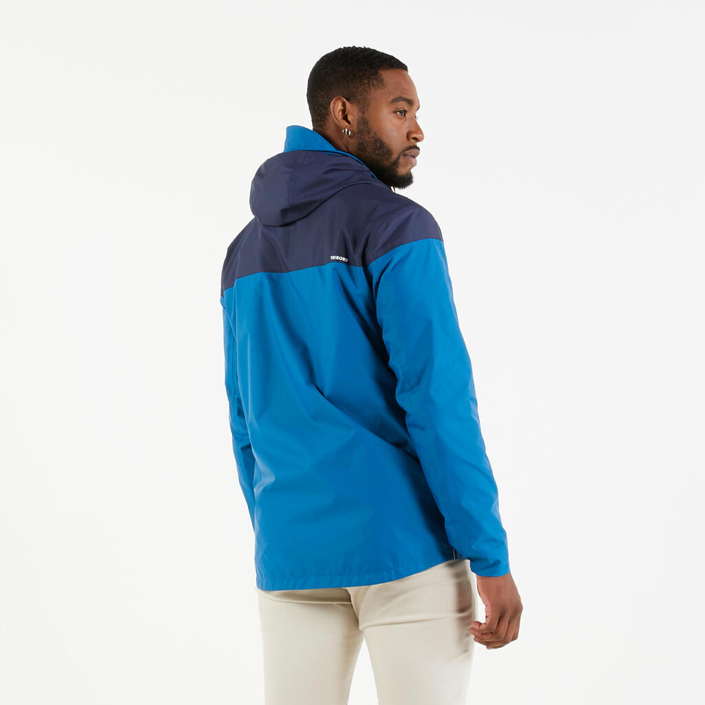 CHAQUETA IMPERMEABLE HOMBRE SAILING100 AZUL MARINO