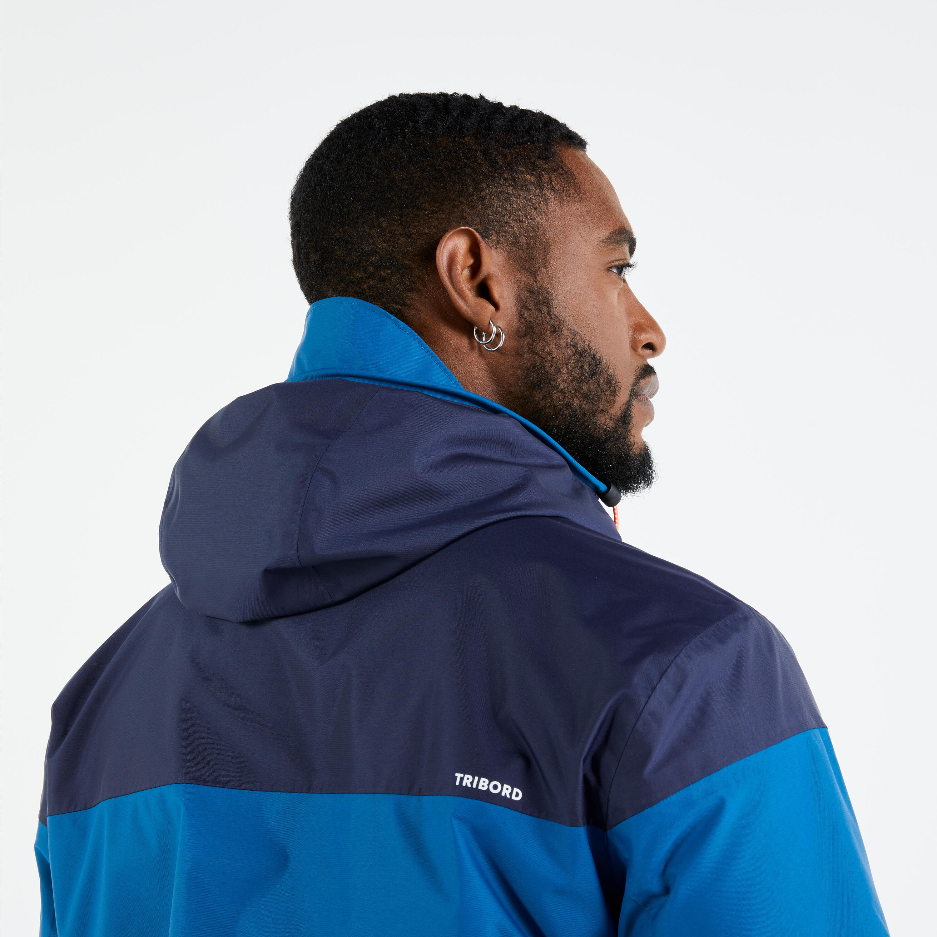 Zeiljas winddichte regenjas Sailing 100 blauw DDY 7/12