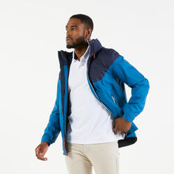 Chaqueta impermeable cortavientos lluvia vela Hombre Sailing 100 azul