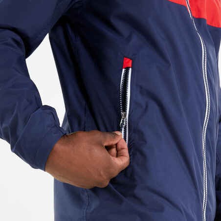 Sailing Waterproof Anorak - Waterproof Windproof Anorak SAILING 100 blue red