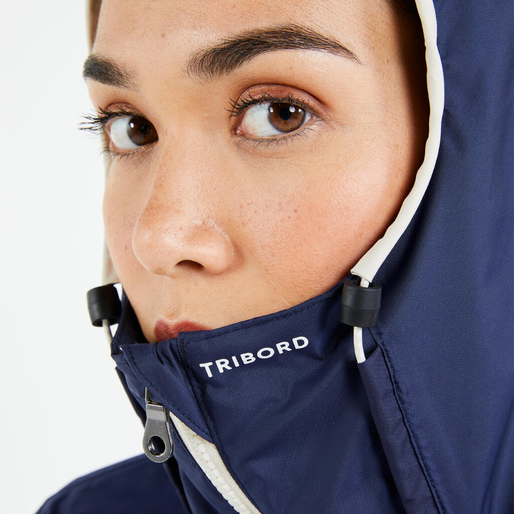 Regenjacke Segeln Damen wasserdicht - Sailing 100 ocker