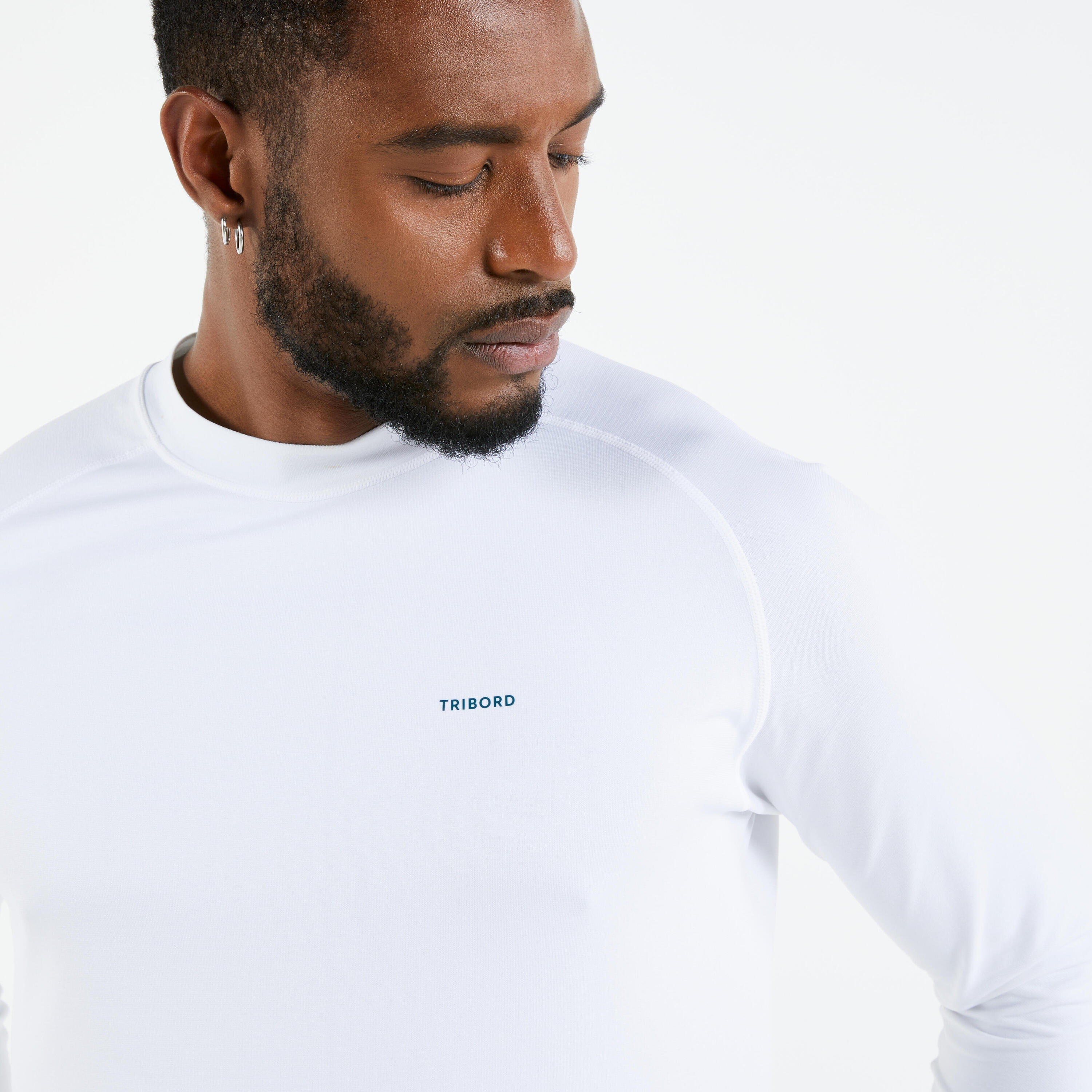 T-shirt Avalanche Sportswear Homme Manches Longues - Gris, UPF 50, Respirant, Stretch - Taille M