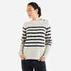 Women's Sailing Pullover - Beige blue