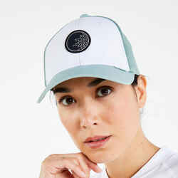 Adults' Sailing Cap 500 - Khaki White