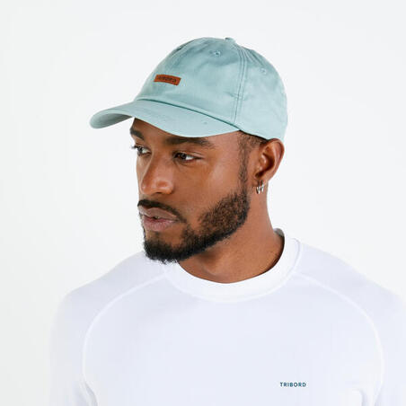 Кепка 100 для вітрильного спорту сіро-зелена