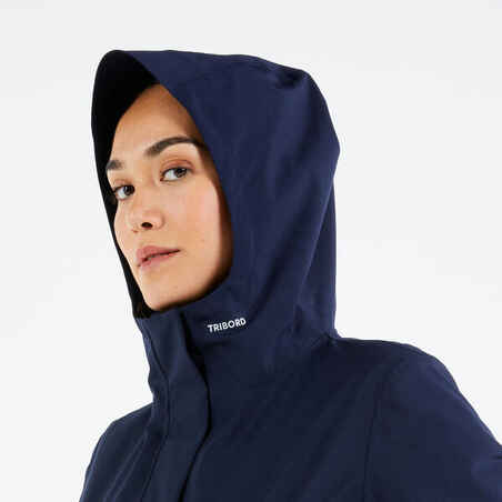 Chaqueta Impermeable 
 Mujer Sailing 300 azul marino