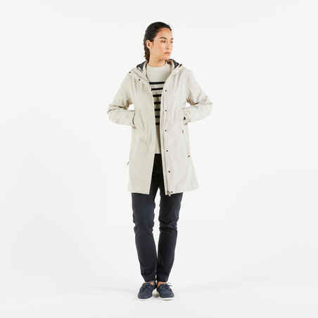 Chaqueta Impermeable 
 Mujer Sailing 300 beige