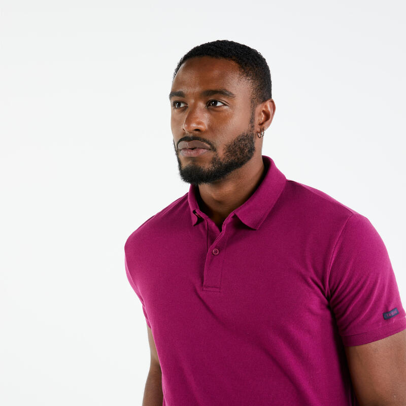 Poloshirt Segeln Herren 100 violett