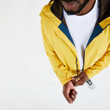 Куртка чоловіча 100 для вітрильного спорту водо- та вітронепроникна жовта