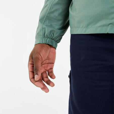 Куртка чоловіча 100 водонепроникна та вітрозахисна для вітрильнгого спорту хакі