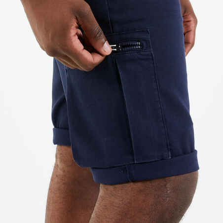 Bermudas pantalón corto de vela Tribord SAILING 100 Hombre azul