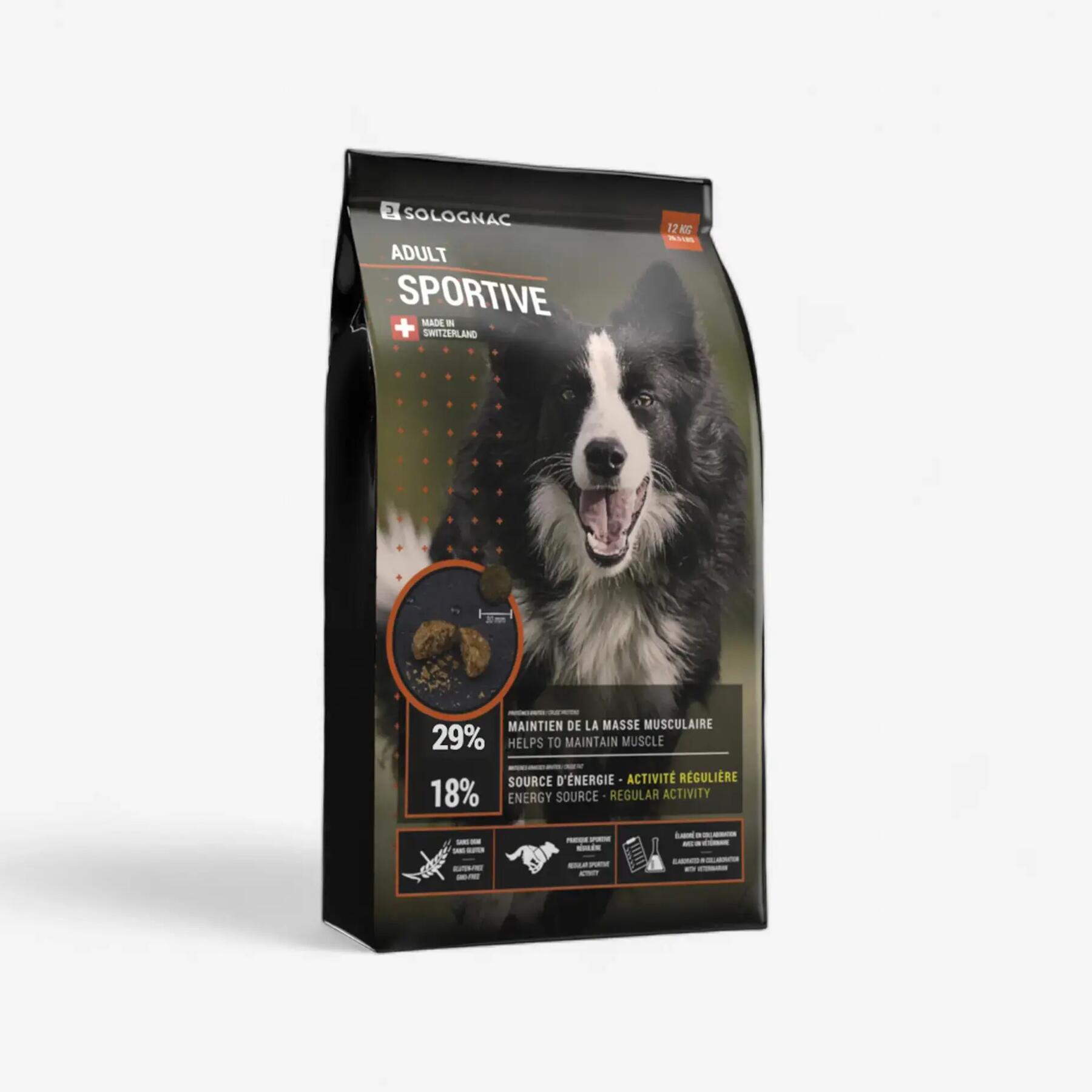 Pienso Perro Solognac Alimentación Croquetas Adult Sportive 12 kg