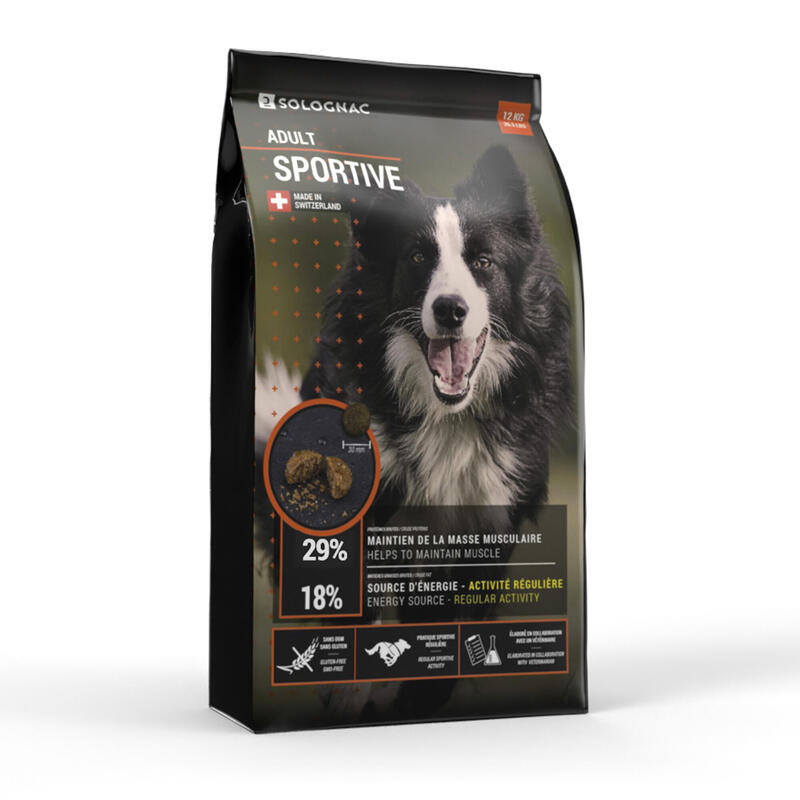 CROQUETTES CHIEN ADULT SPORTIVE 12KG