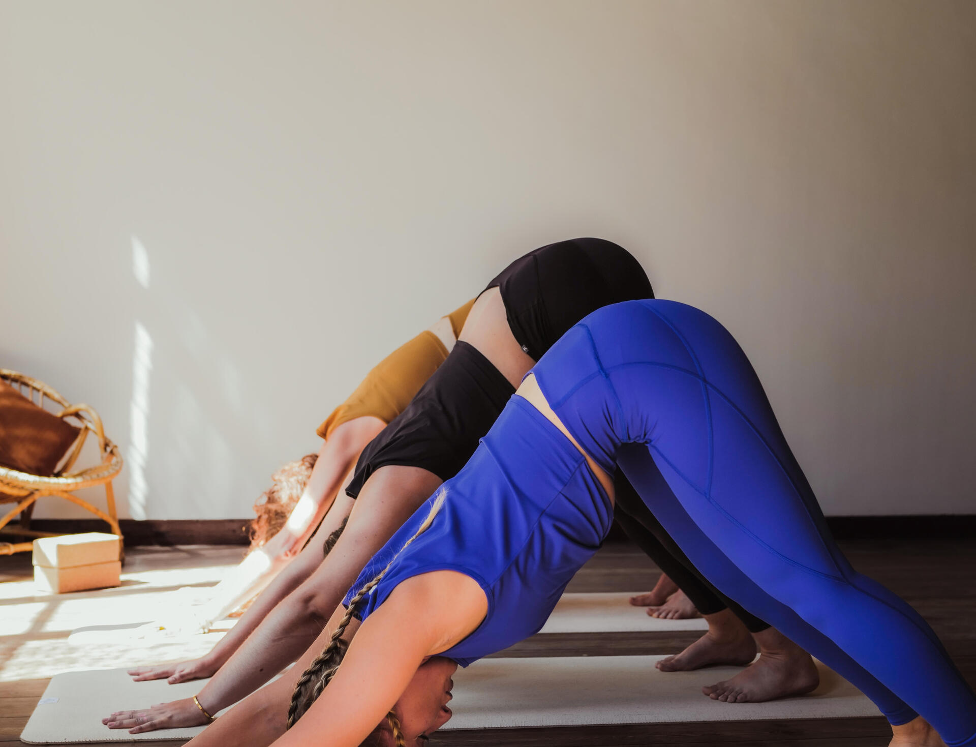 Estiramiento de yoga para principiantes