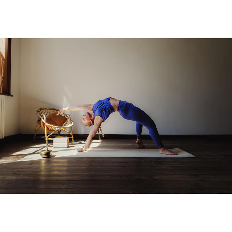 Yogalegging voor dames Premium indigoblauw