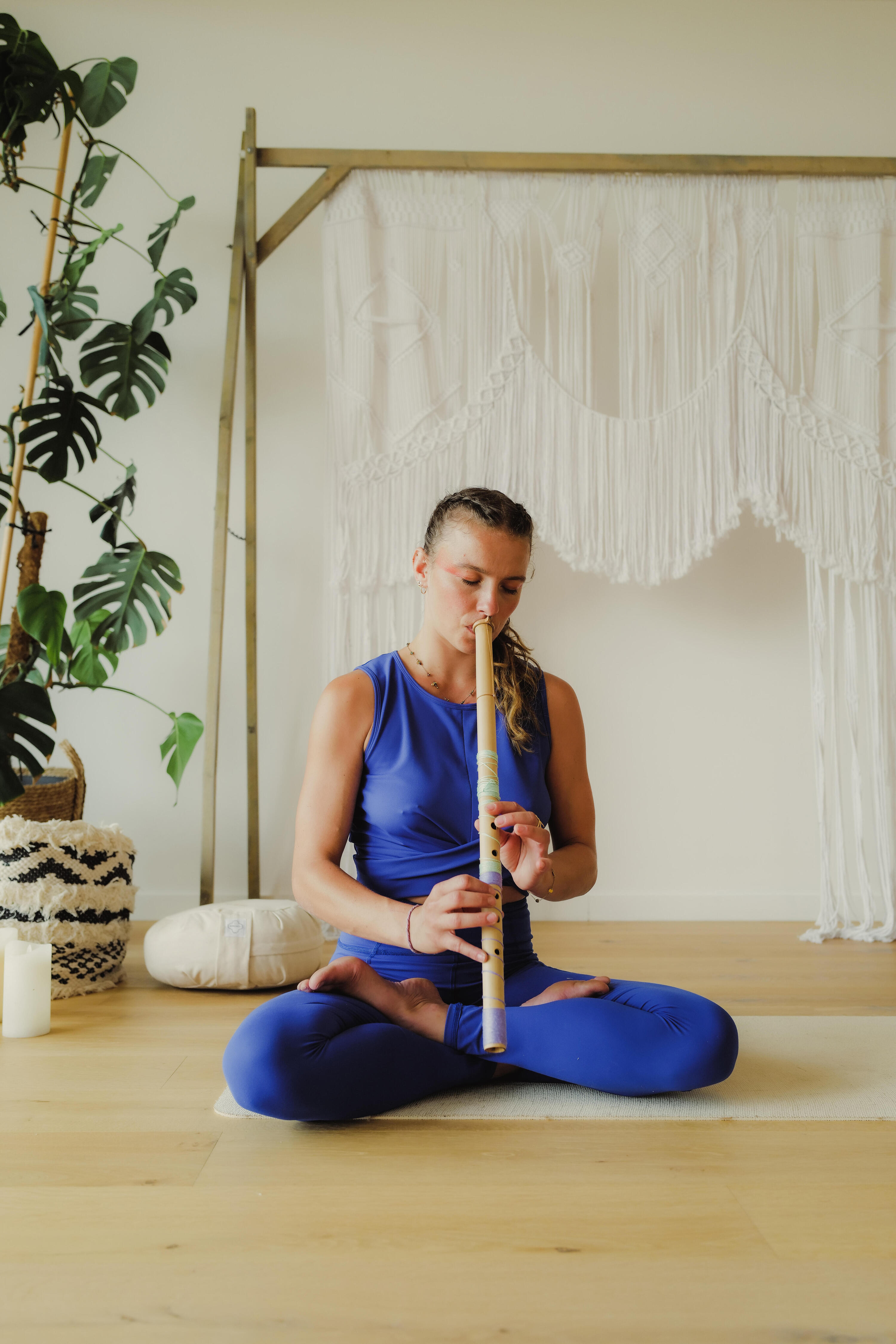 Crop top premium yoga indigo 17/29
