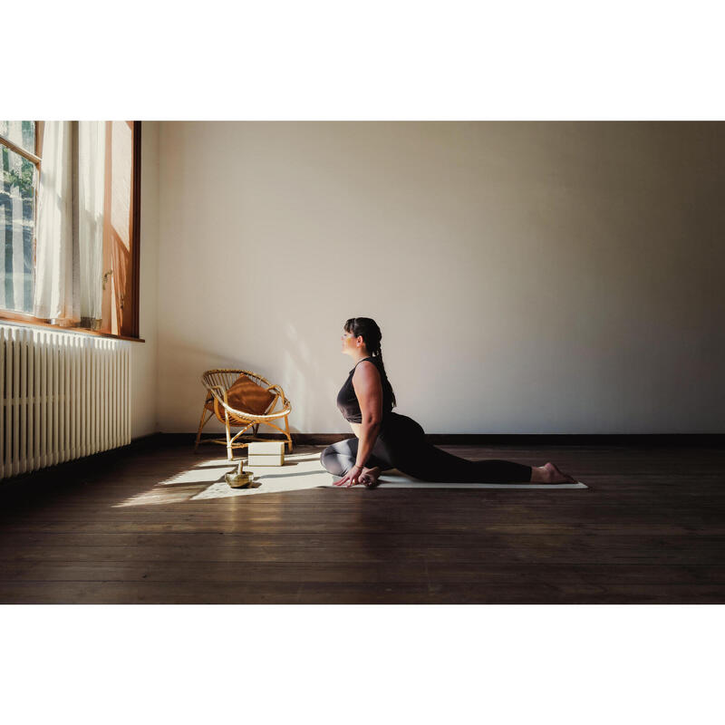 Top Yoga nero donna yoga PREMIUM cropped traspirante