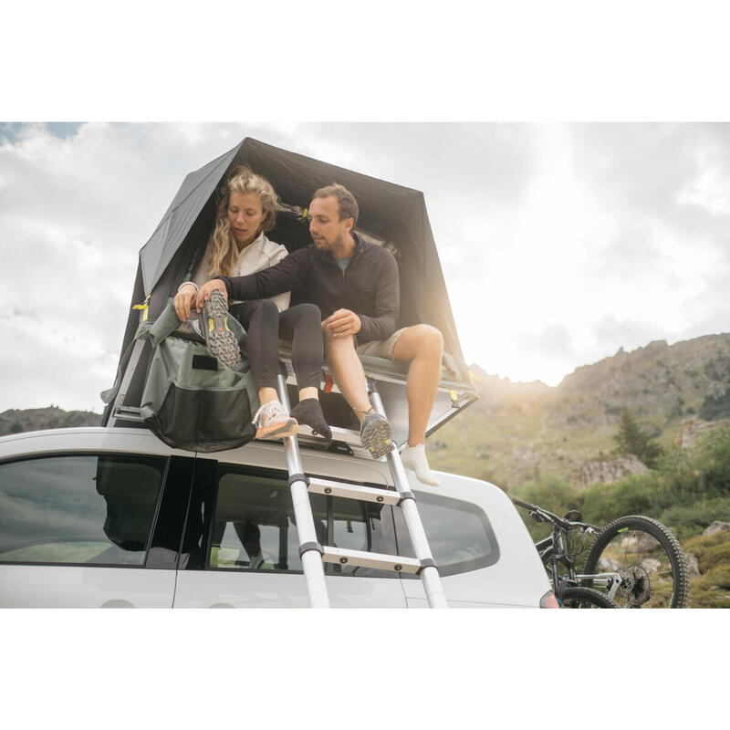 INFLATABLE ROOF TENT MH900 FRESH & BLACK 2 PERSON QUECHUA Decathlon