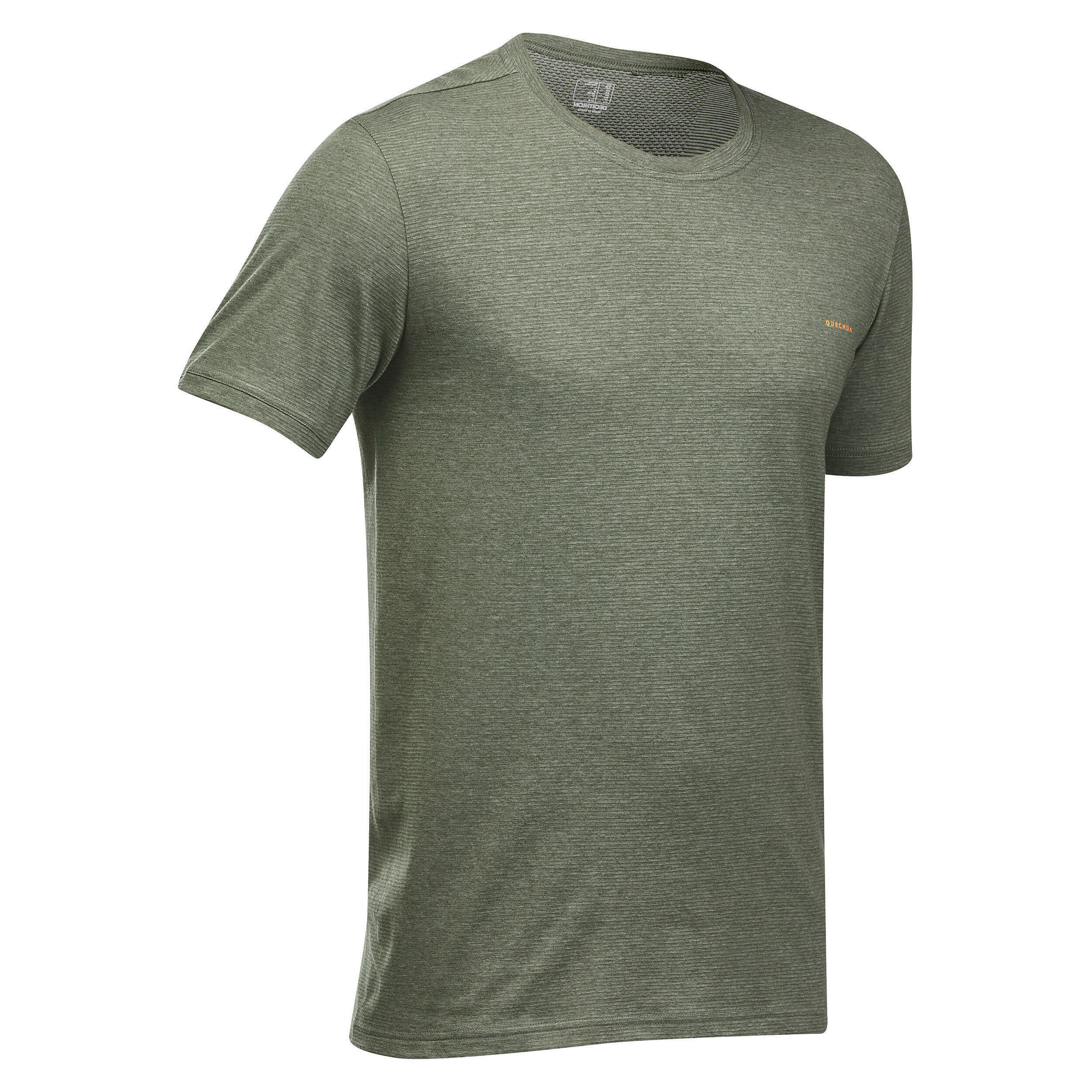 Camiseta montaña y trekking manga corta Hombre Quechua NH500 Fresh 4/4