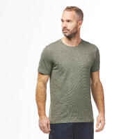 Camiseta montaña y trekking manga corta Hombre Quechua NH500 Fresh