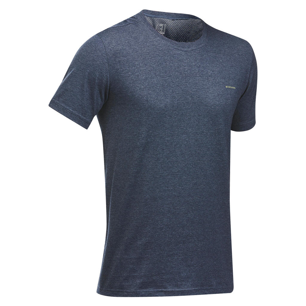 Playera de senderismo caqui para hombre NH500 Fresh