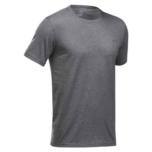 
      Wandershirt herren kurzarm - nh500 fresh grau 
  