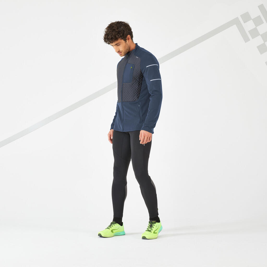 Men's KIPRUN Run 900 Warm Running Jacket - Deep blue