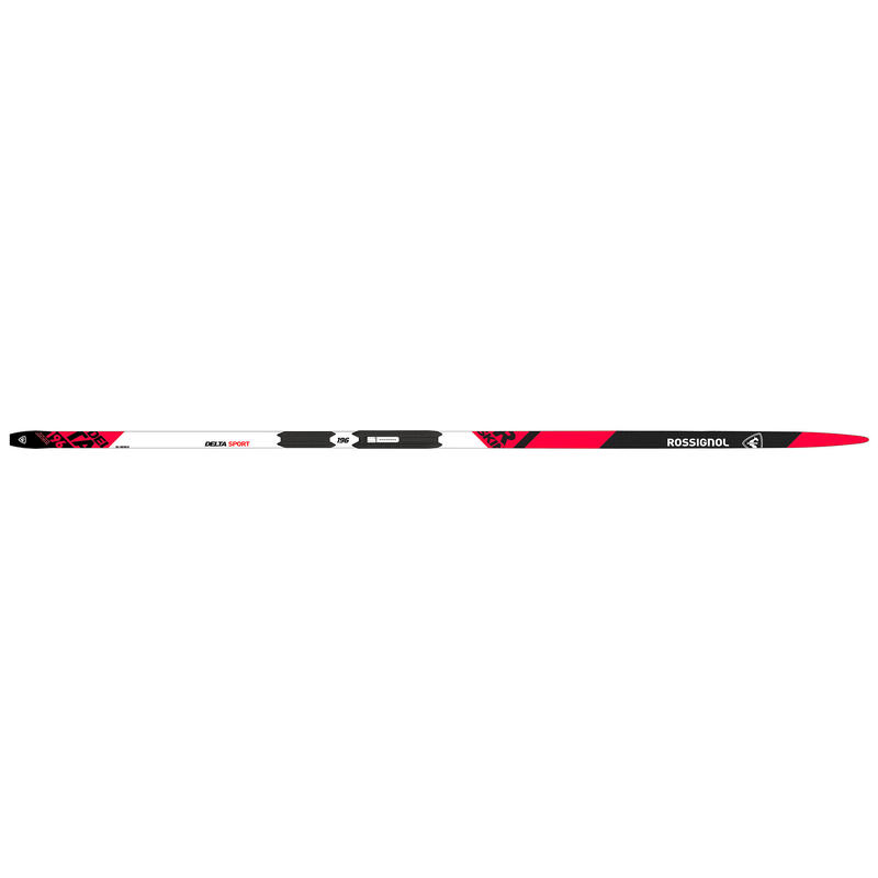 Langlaufski Klassisch Erwachsene ‒ Delta Comp R-SKIN Race Classic schwarz/rot