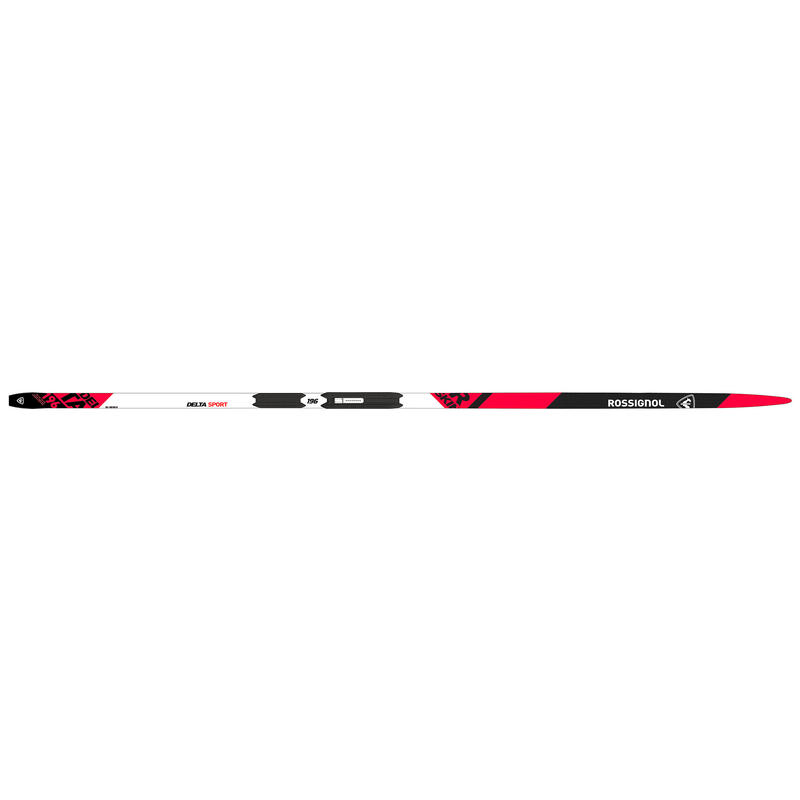 SKI DE FOND NORDIQUE ADULTE - DELTA COMP R-SKIN RACE CLASSIC NOIR/ROUGE