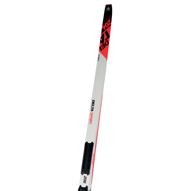 SKI DE FOND NORDIQUE ADULTE - DELTA COMP R-SKIN RACE CLASSIC NOIR/ROUGE