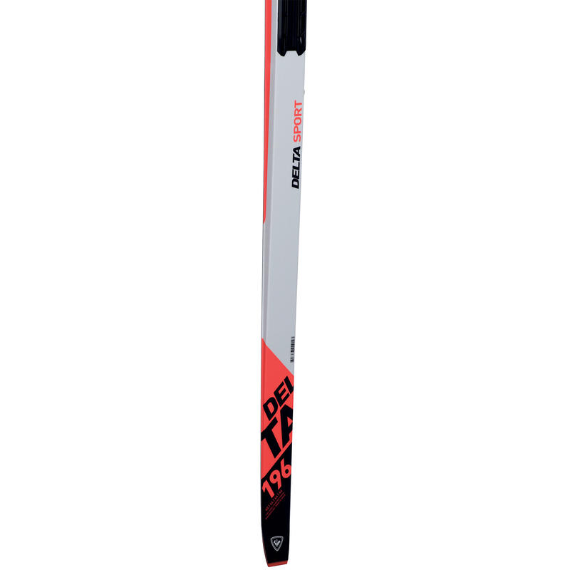 SKI DE FOND NORDIQUE ADULTE - DELTA COMP R-SKIN RACE CLASSIC NOIR/ROUGE