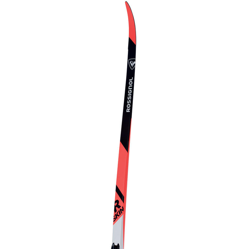 SKI DE FOND NORDIQUE ADULTE - DELTA COMP R-SKIN RACE CLASSIC NOIR/ROUGE