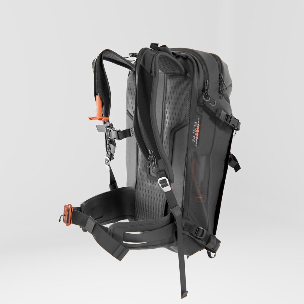 Kuprinė „Airbag Freeride“ (balionėlis nepridedamas), 30 l, juoda 