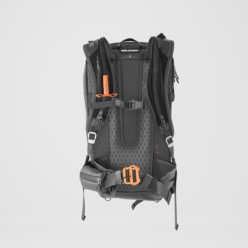 Kuprinė „Airbag Freeride“ (balionėlis nepridedamas), 30 l, juoda 