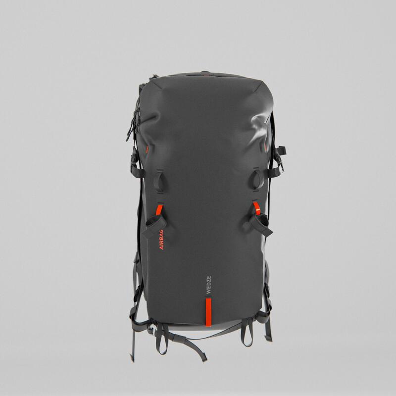 Sac à dos Airbag pour le ski Freeride 30L - noir (cartouche non incluse)