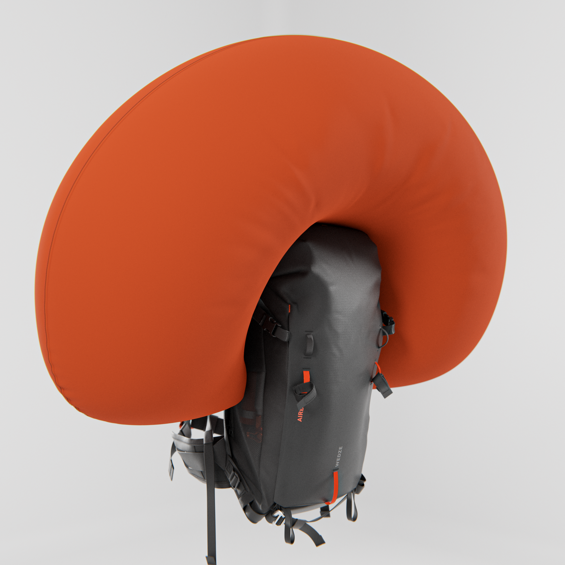 sac airbag decathlon 3D ballon déclenché ski hors piste freeride