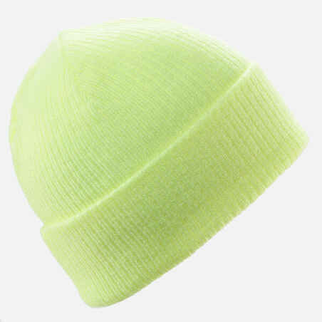 KIDS’ SKI HAT - FISHERMAN - NEON YELLOW