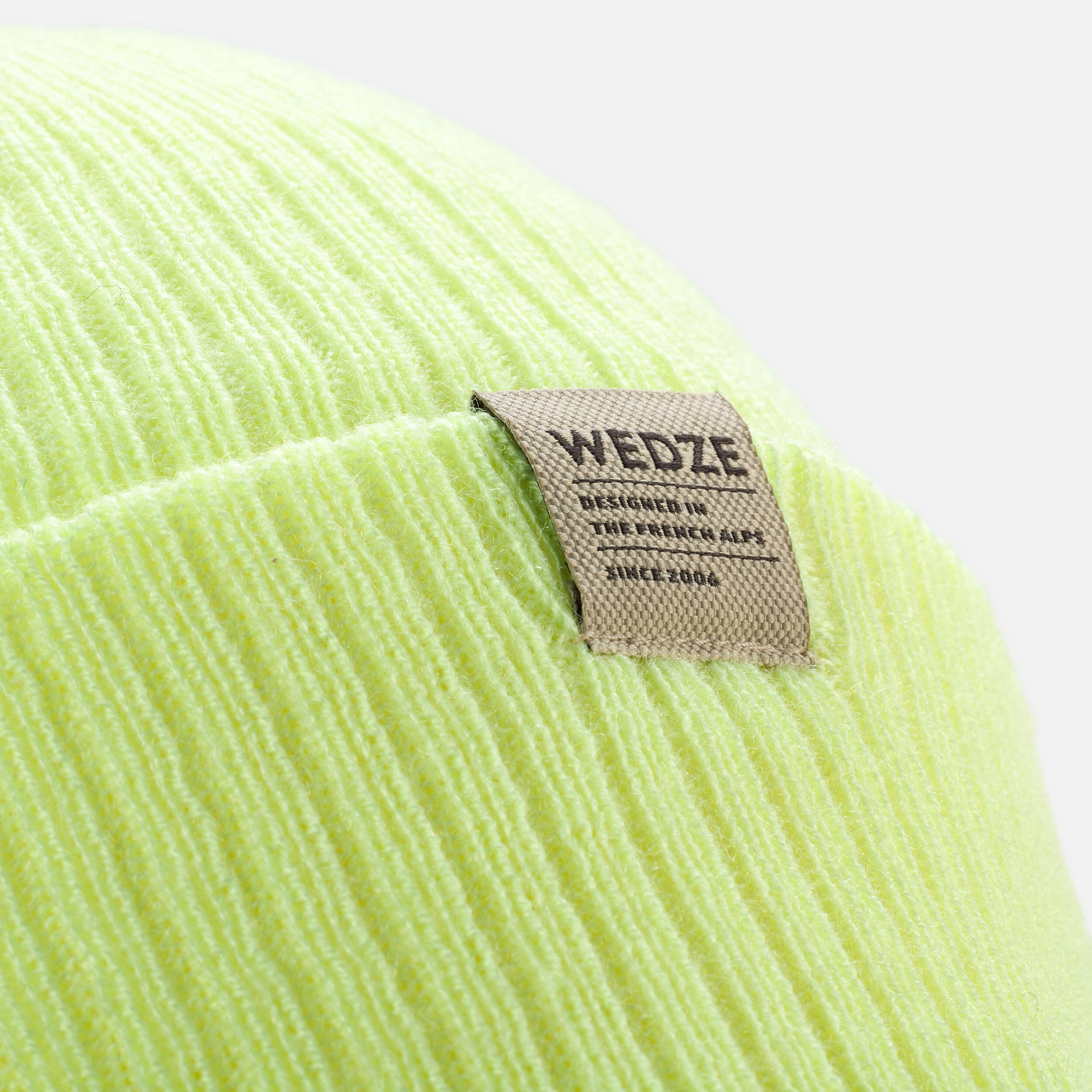 KIDS’ SKI HAT - FISHERMAN - NEON YELLOW 4/7