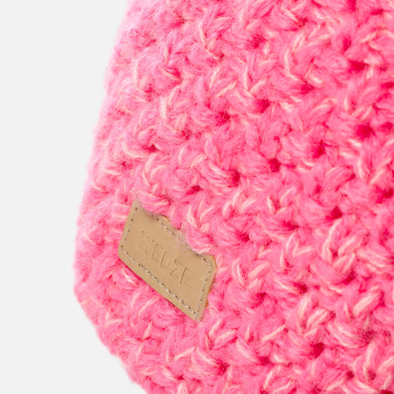 Gorro de invierno Niños Wedze Timeless rosa