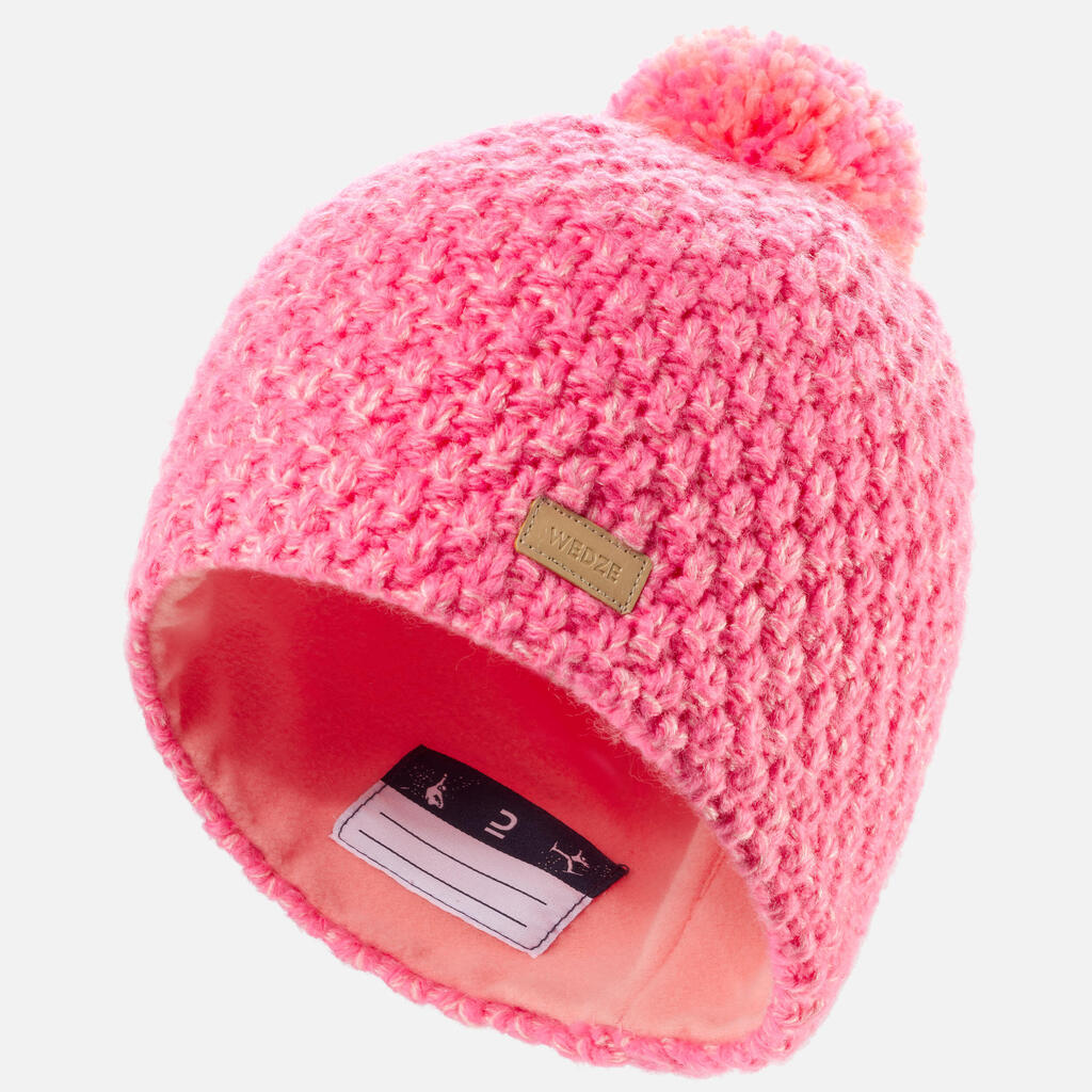 BONNET DE SKI ENFANT - TIMELESS - ROSE NEW