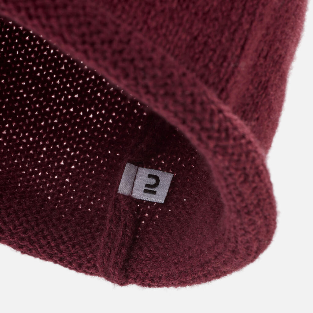 ADULT SKI HAT - URBAN - BURGUNDY