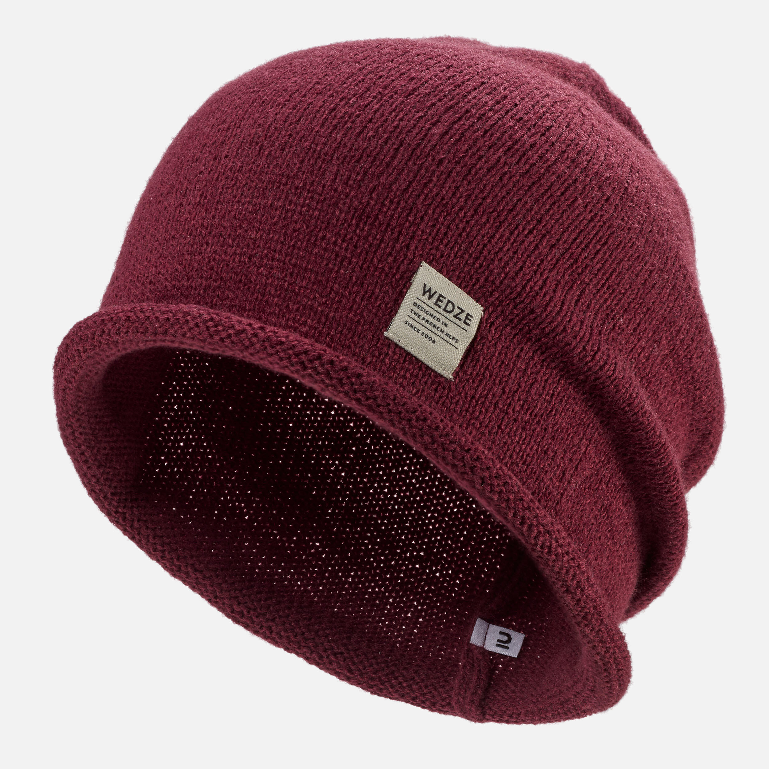 ADULT SKI CAP - URBAN - BURGUNDY